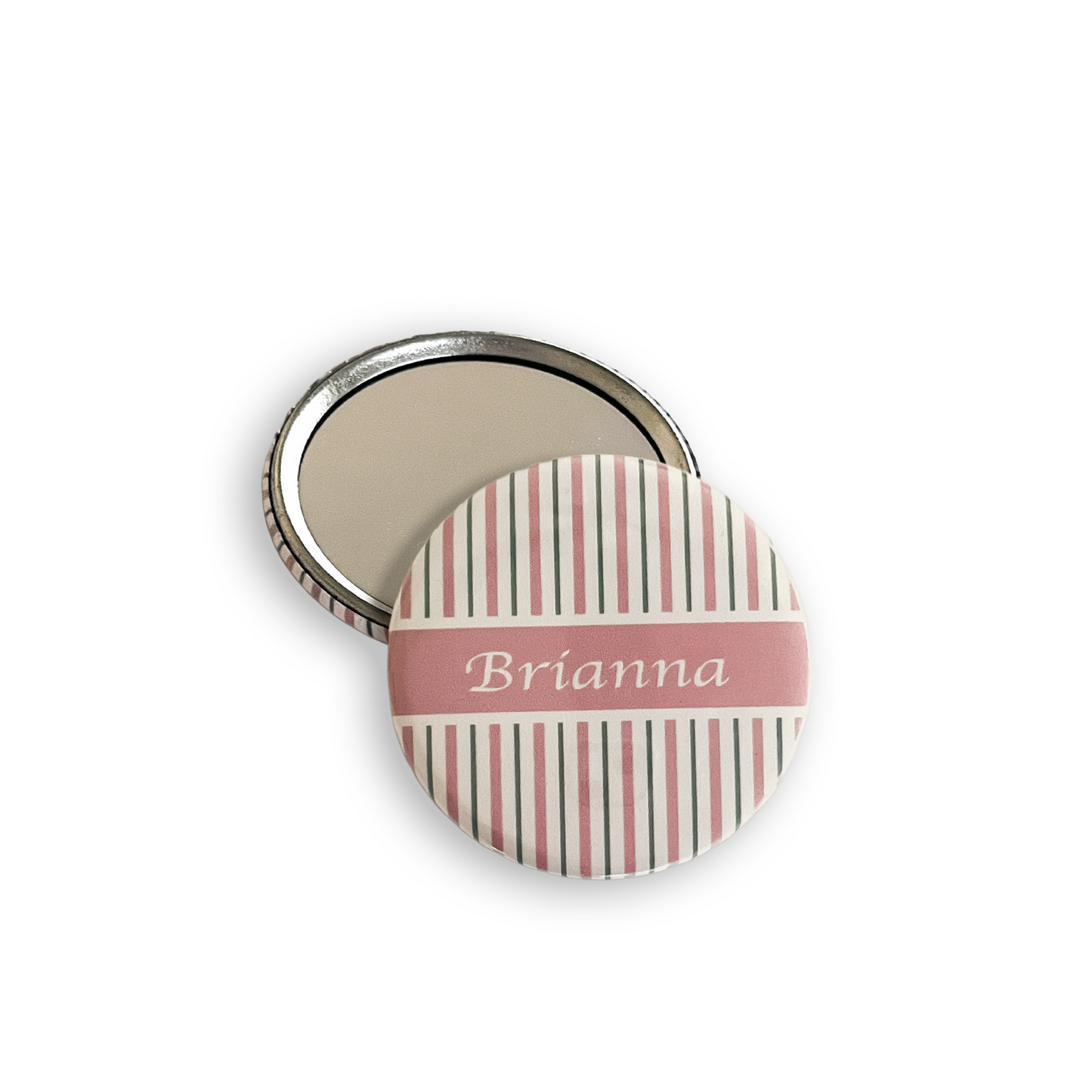 Personalized Pocket Mirror | Stripes
