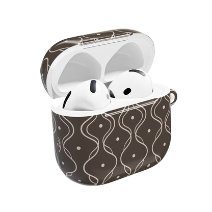 Soft Wave AirPod Case - Brown