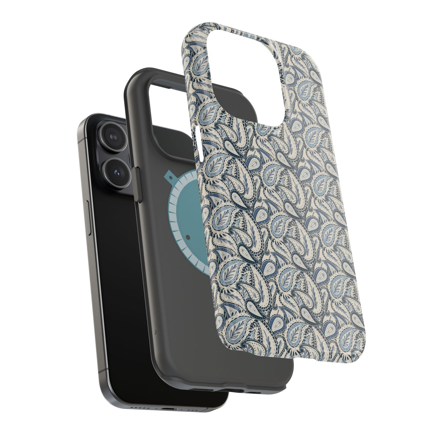 Paisley Phone Case - Blue