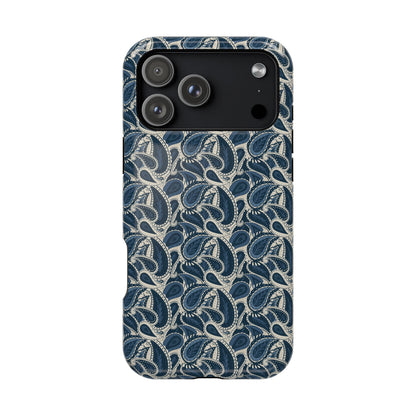 Paisley Phone Case - Dark Blue