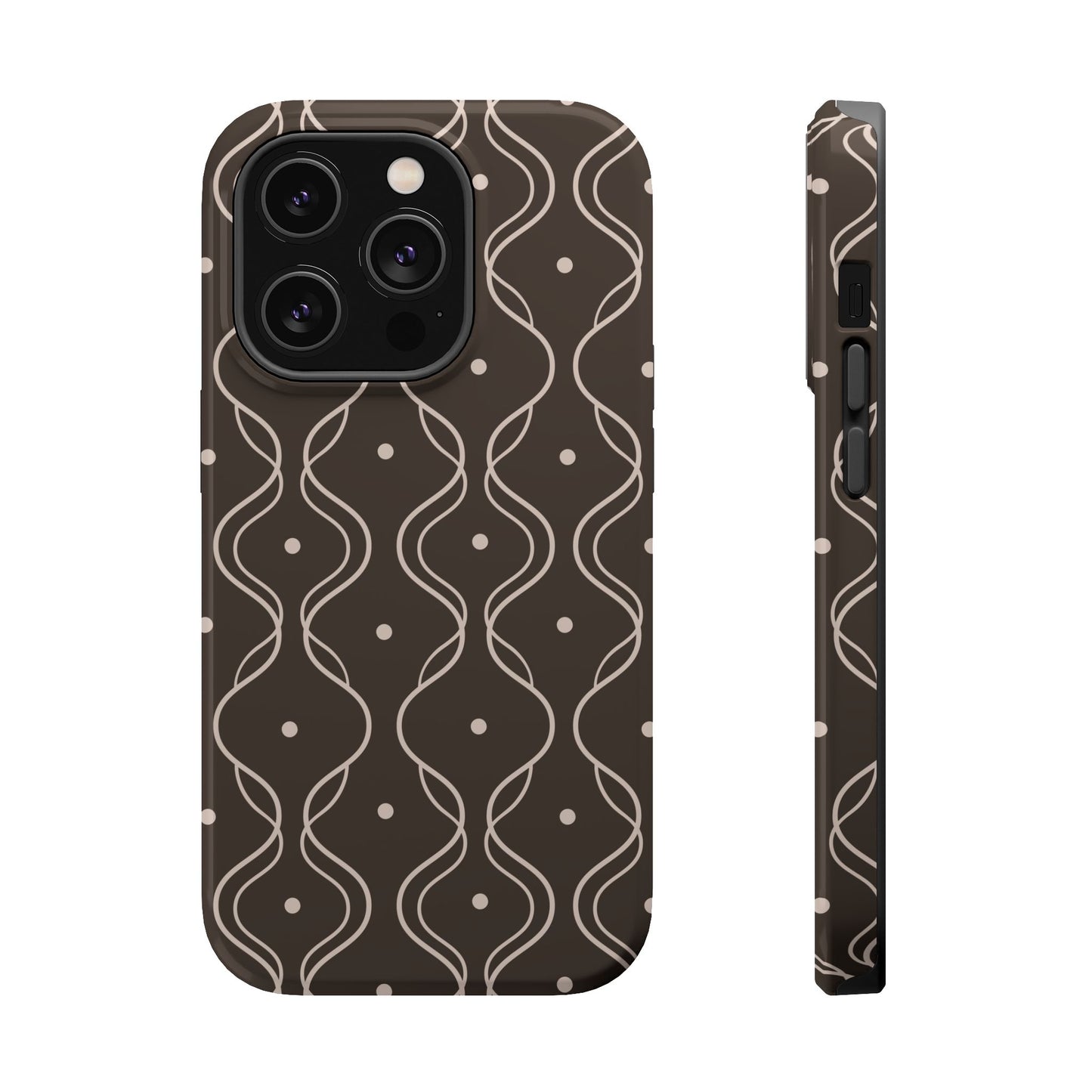 Soft Wave Phone Case - Brown
