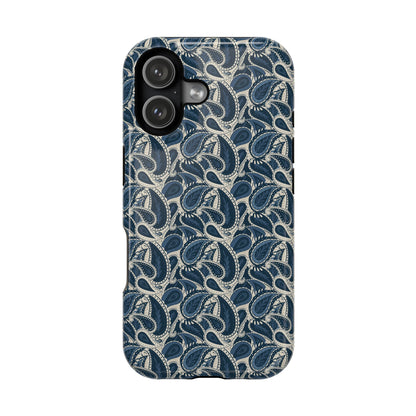 Paisley Phone Case - Dark Blue