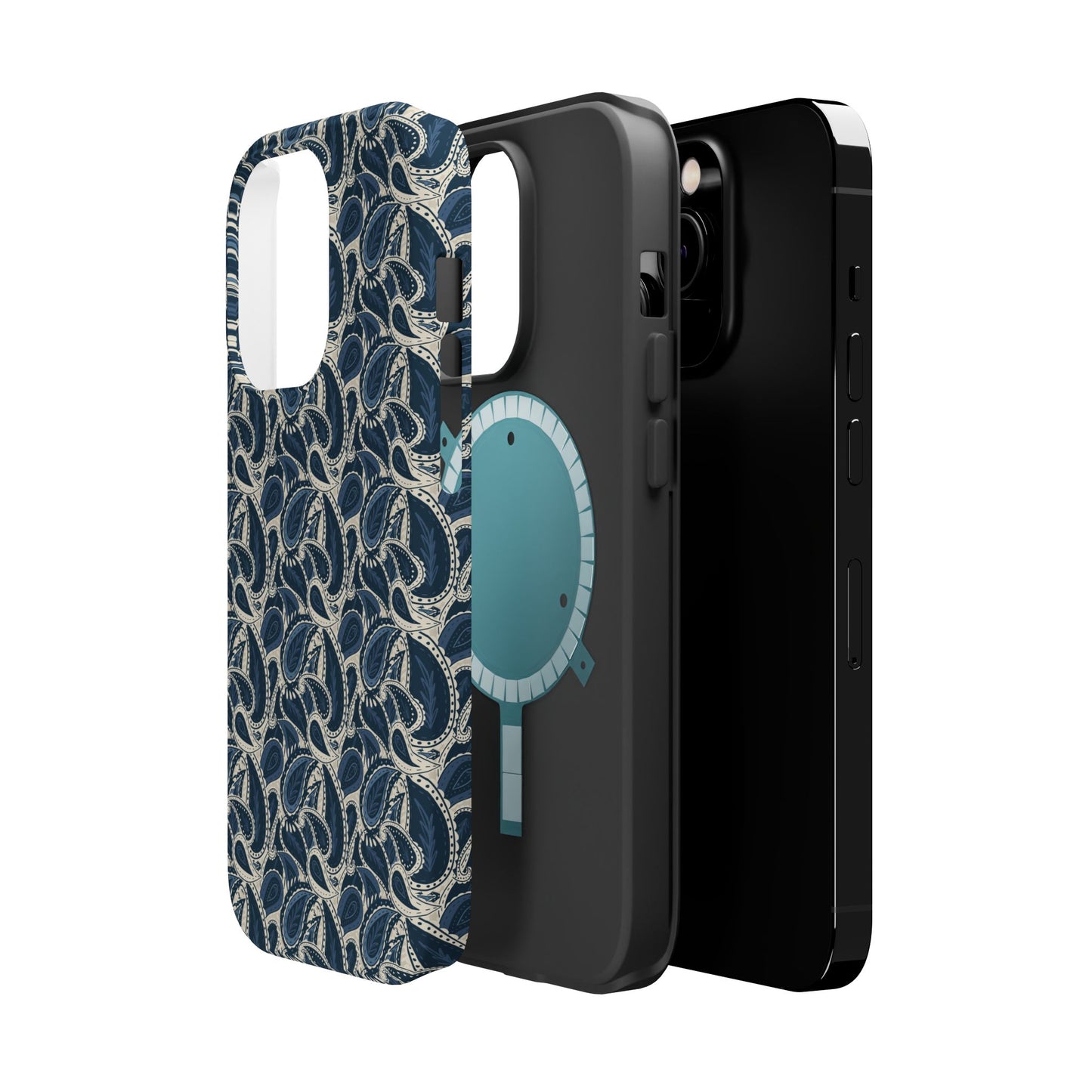 Paisley Phone Case - Dark Blue