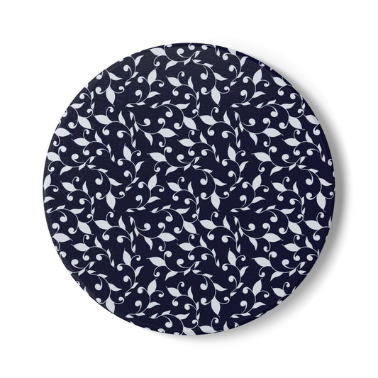 Indigo Vine Ceramic Coasters