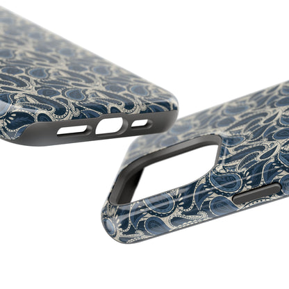 Paisley Phone Case - Dark Blue