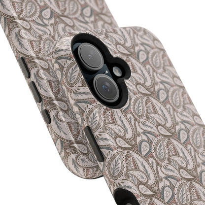 Paisley Phone Case - Brown