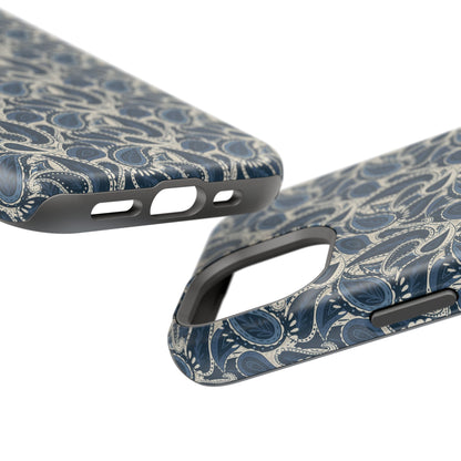 Paisley Phone Case - Dark Blue