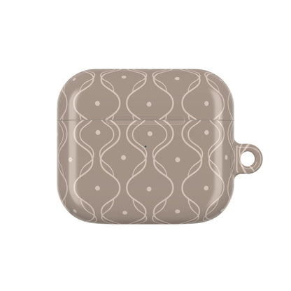 Soft Wave AirPod Case - Taupe