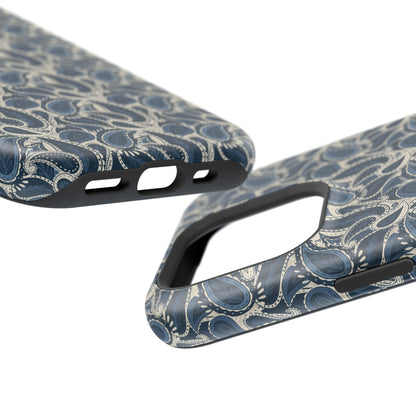 Paisley Phone Case - Dark Blue