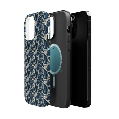 Paisley Phone Case - Dark Blue