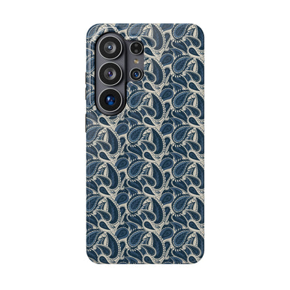Paisley Phone Case - Dark Blue