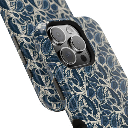Paisley Phone Case - Dark Blue