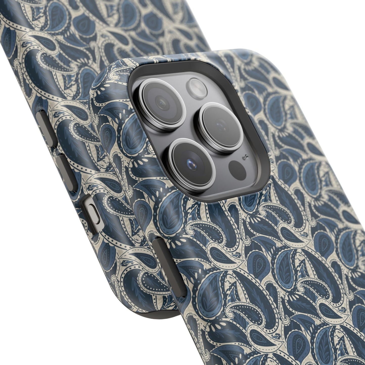 Paisley Phone Case - Dark Blue