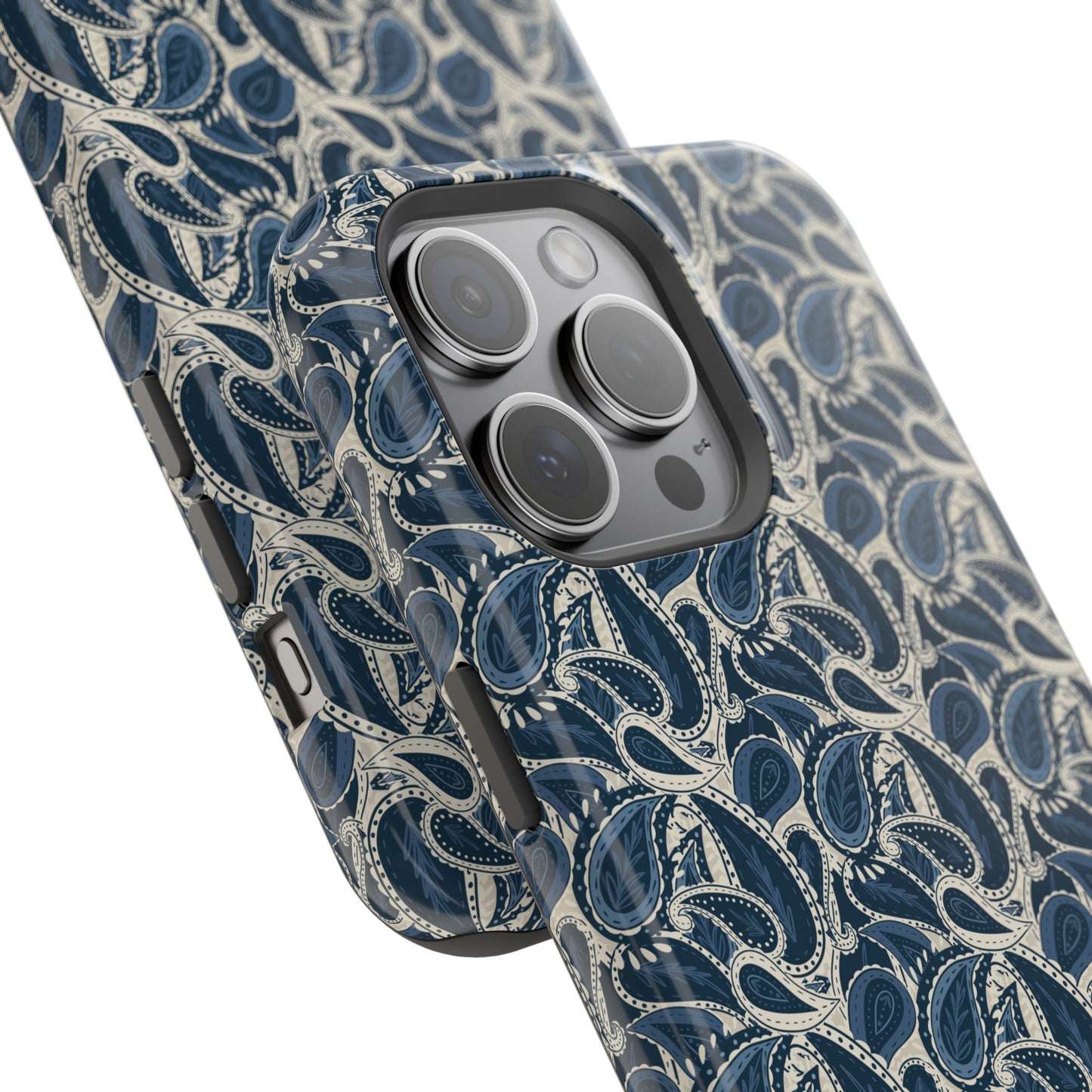 Paisley Phone Case - Dark Blue