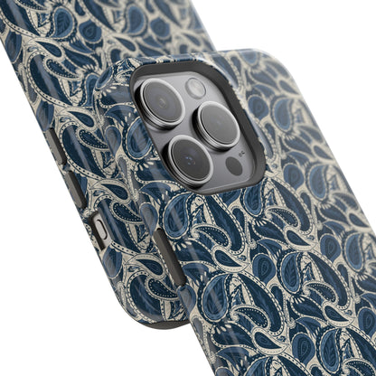 Paisley Phone Case - Dark Blue