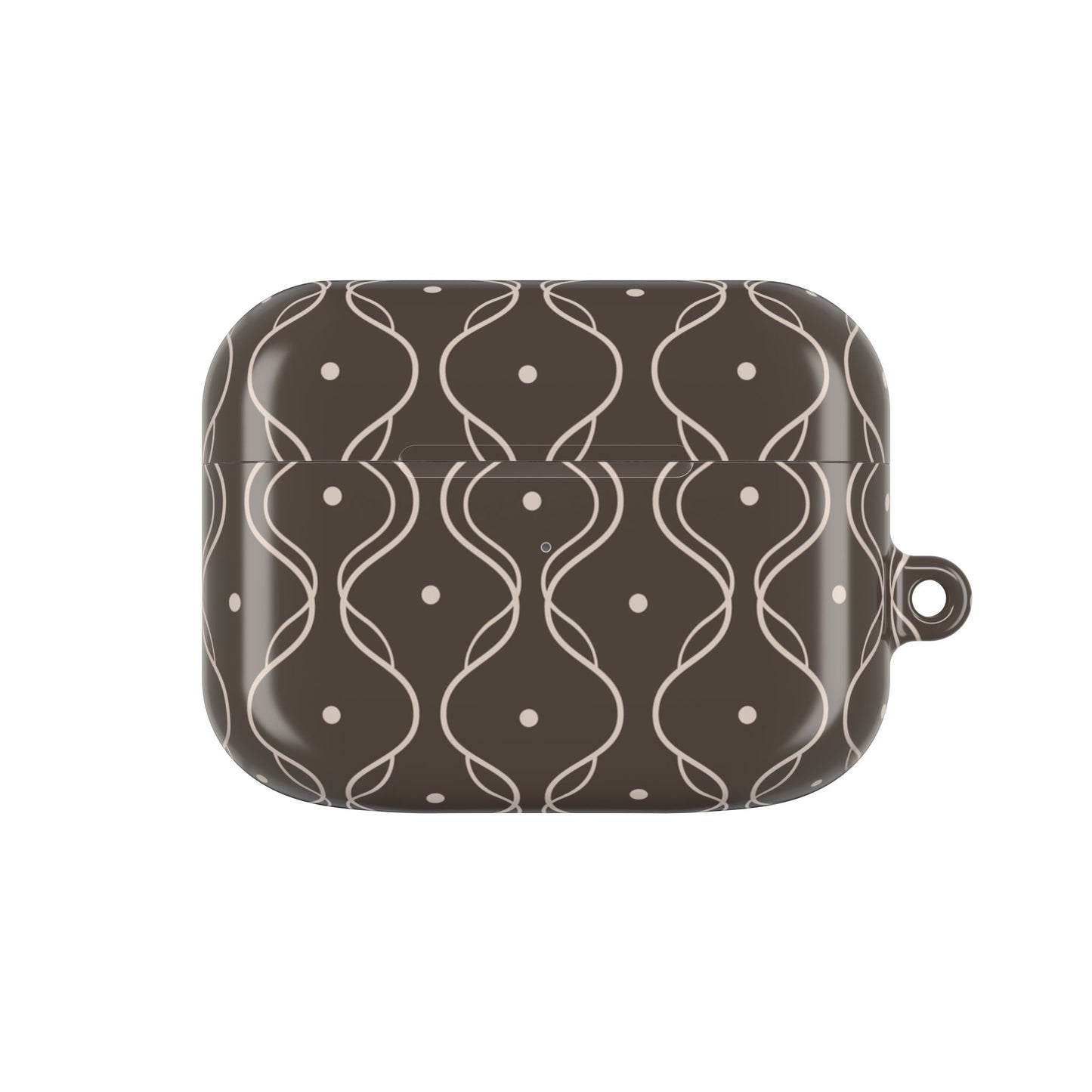 Soft Wave AirPod Case - Brown