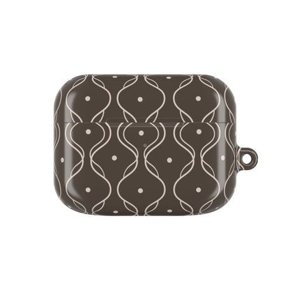 Soft Wave AirPod Case - Brown