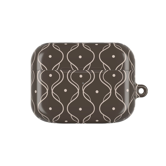 Soft Wave AirPod Case - Brown