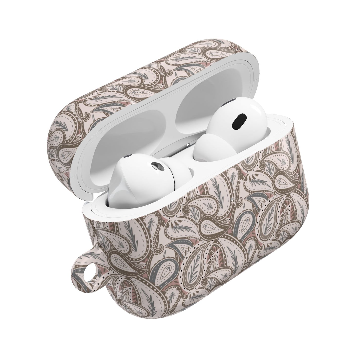 Paisley AirPod Case - Brown