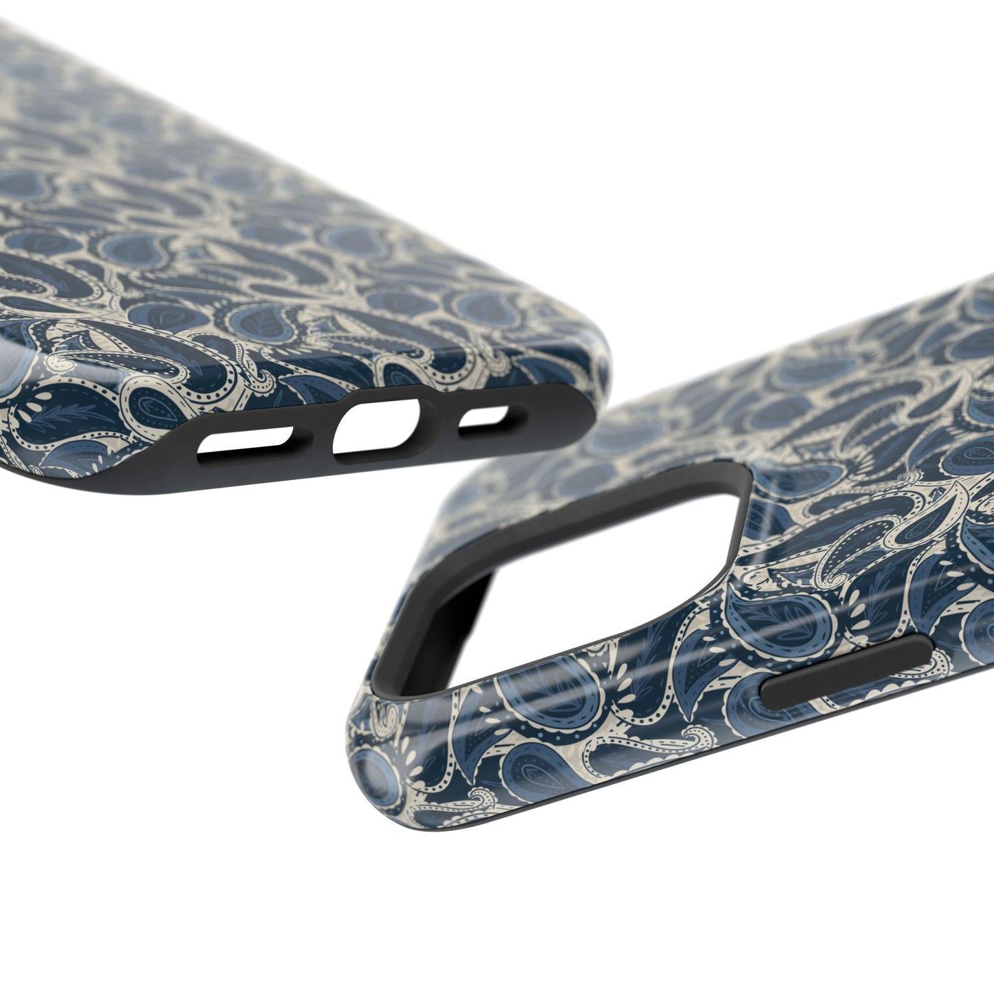 Paisley Phone Case - Dark Blue