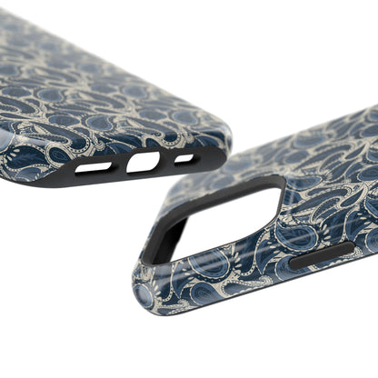 Paisley Phone Case - Dark Blue