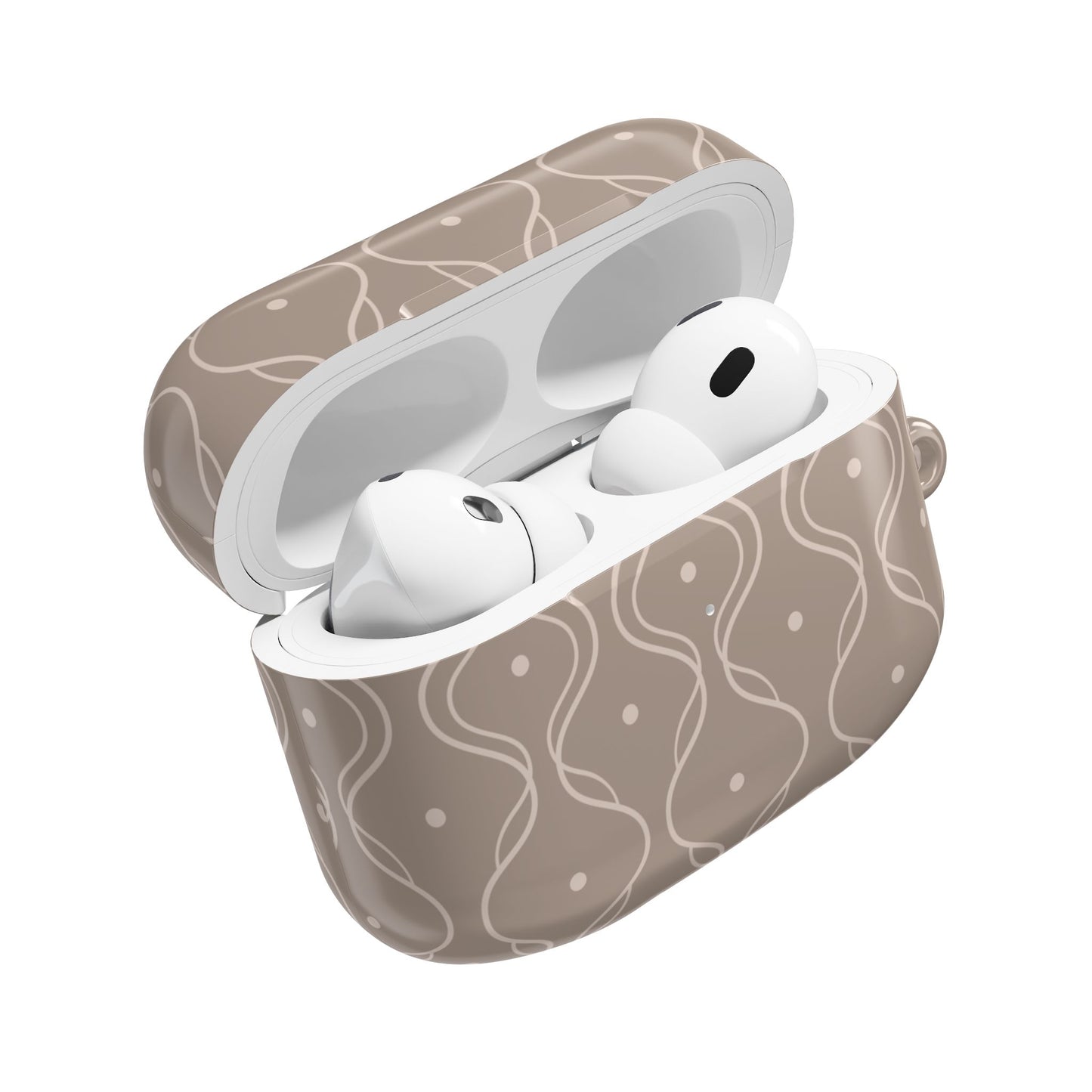 Soft Wave AirPod Case - Taupe