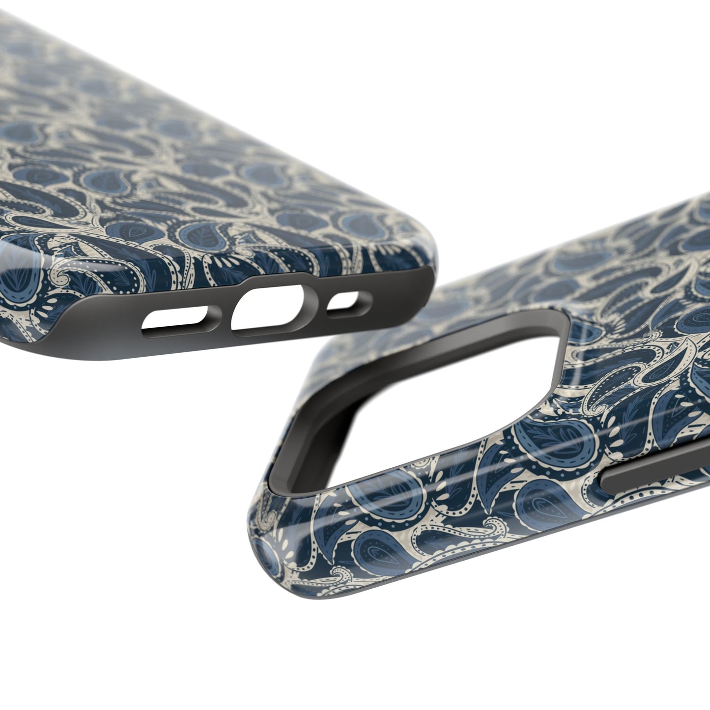 Paisley Phone Case - Dark Blue