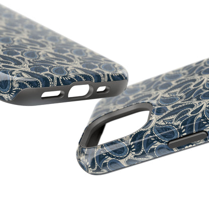 Paisley Phone Case - Dark Blue