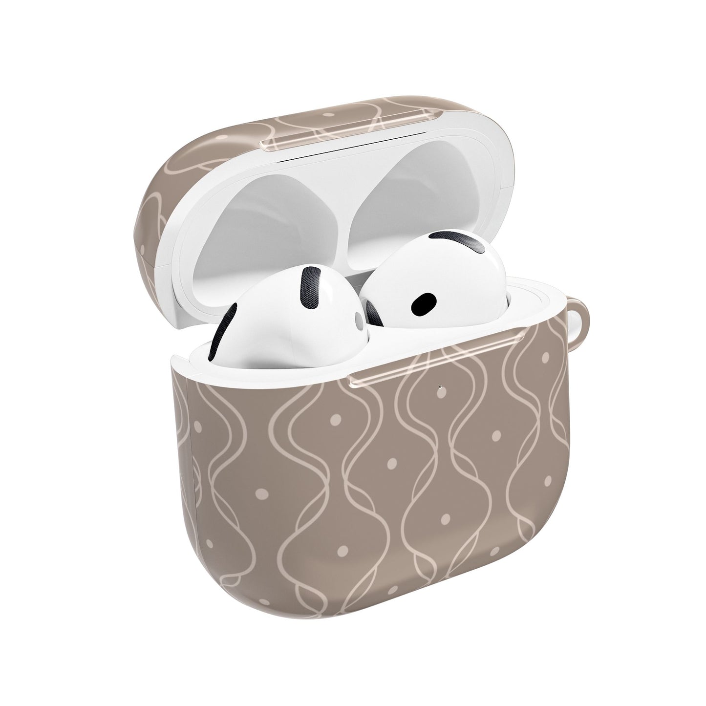 Soft Wave AirPod Case - Taupe