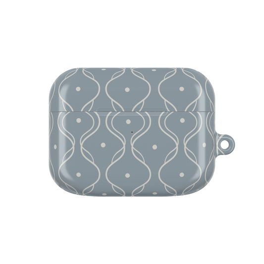 Soft Wave AirPod Case - Slate Blue