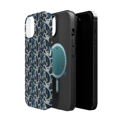 Paisley Phone Case - Dark Blue