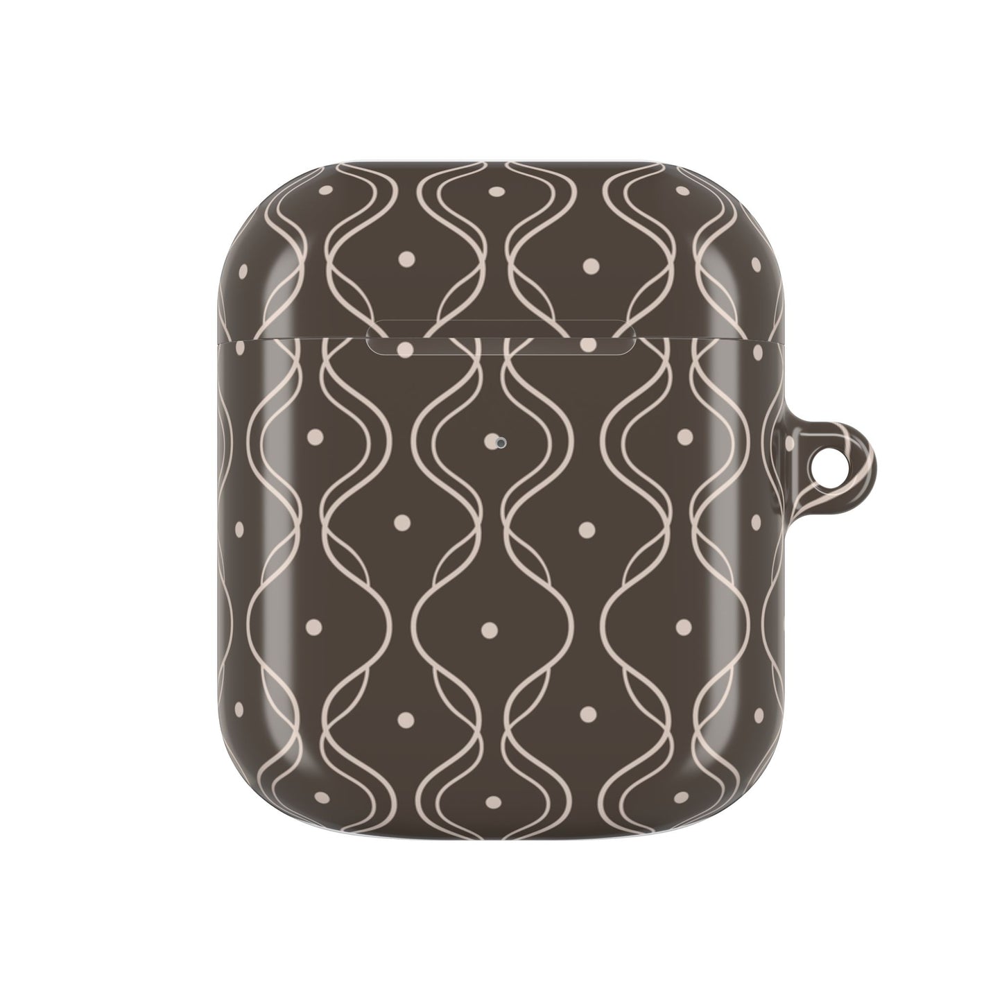 Soft Wave AirPod Case - Brown