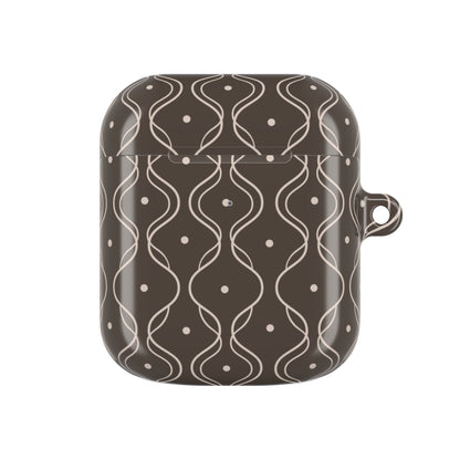 Soft Wave AirPod Case - Brown