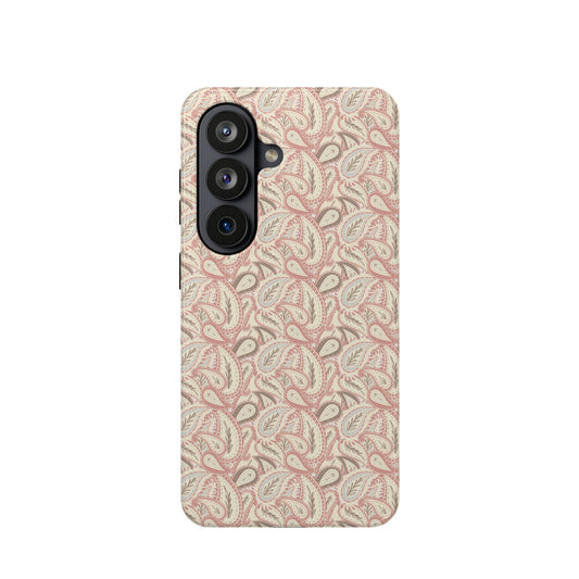 Paisley Samsung Phone Case - Blush