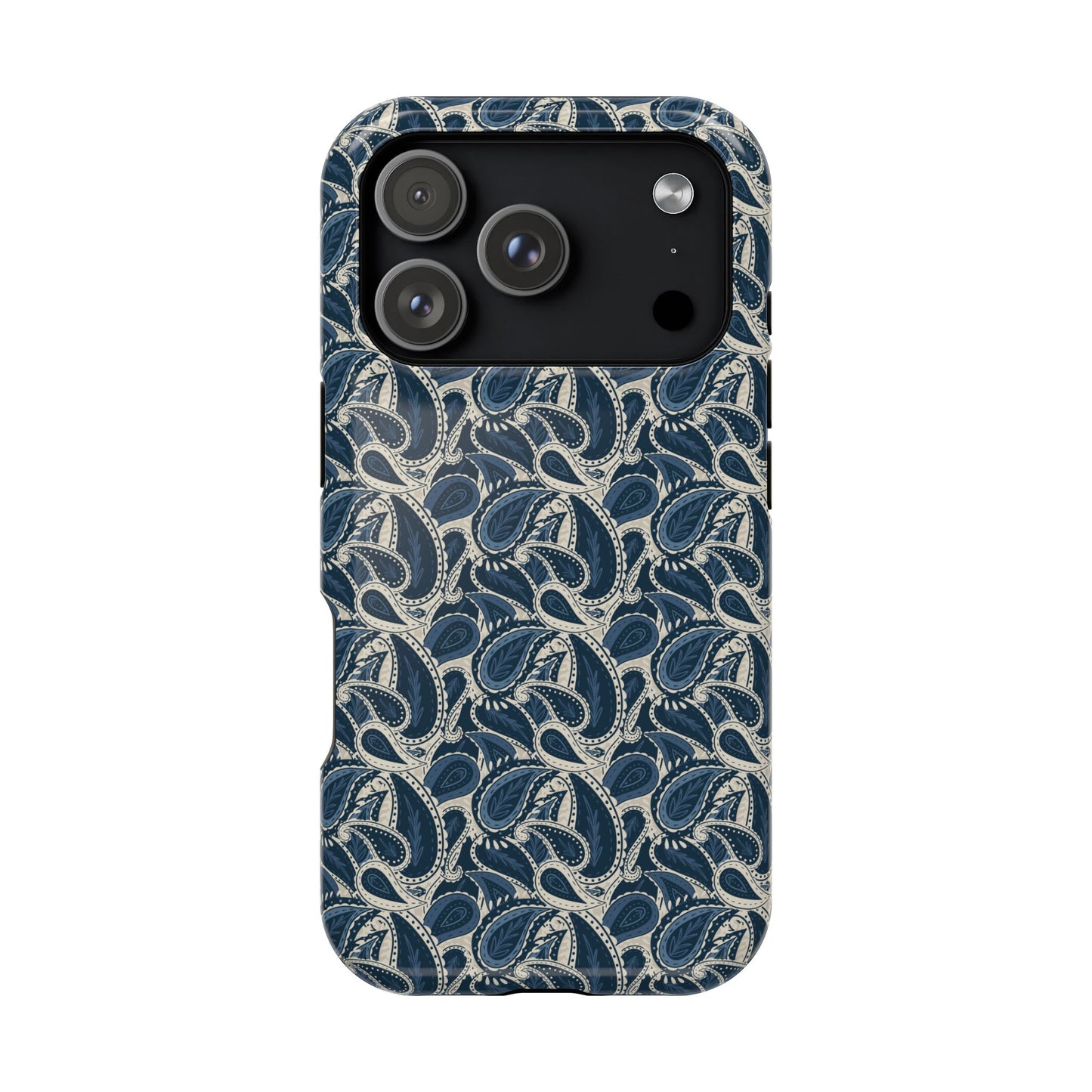 Paisley Phone Case - Dark Blue