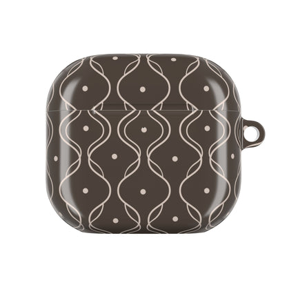 Soft Wave AirPod Case - Brown