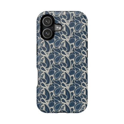 Paisley Phone Case - Dark Blue