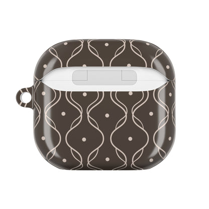 Soft Wave AirPod Case - Brown