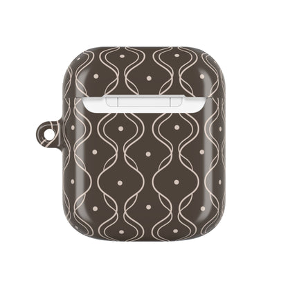 Soft Wave AirPod Case - Brown
