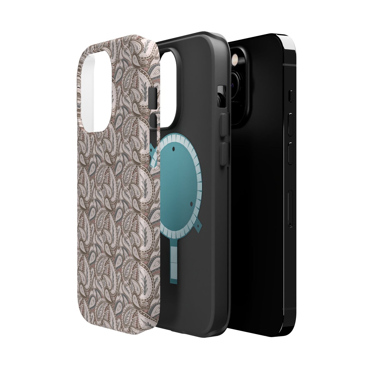 Paisley Phone Case - Brown
