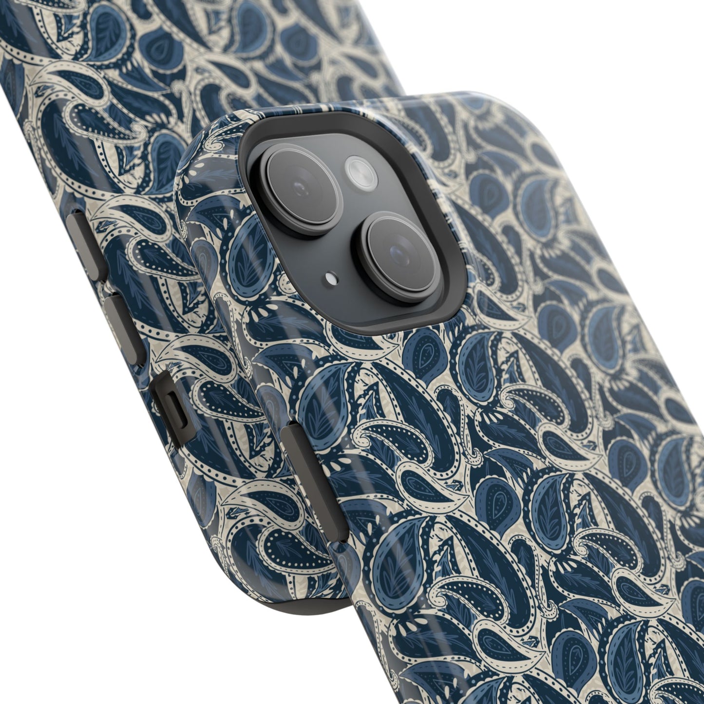Paisley Phone Case - Dark Blue