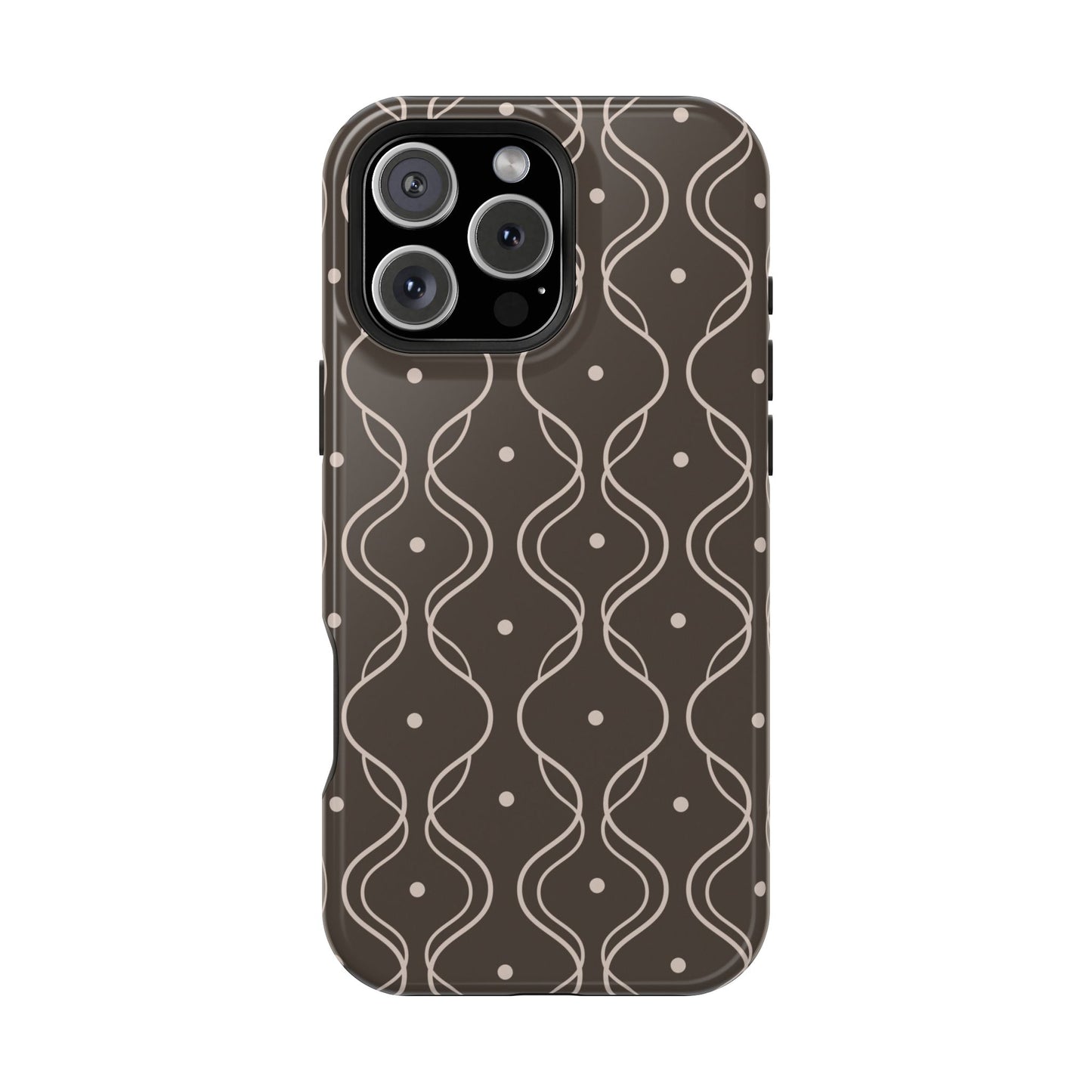 Soft Wave Phone Case - Brown