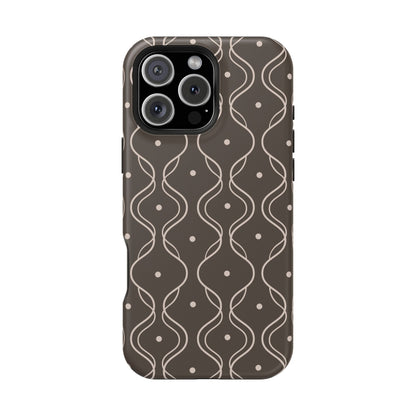 Soft Wave Phone Case - Brown