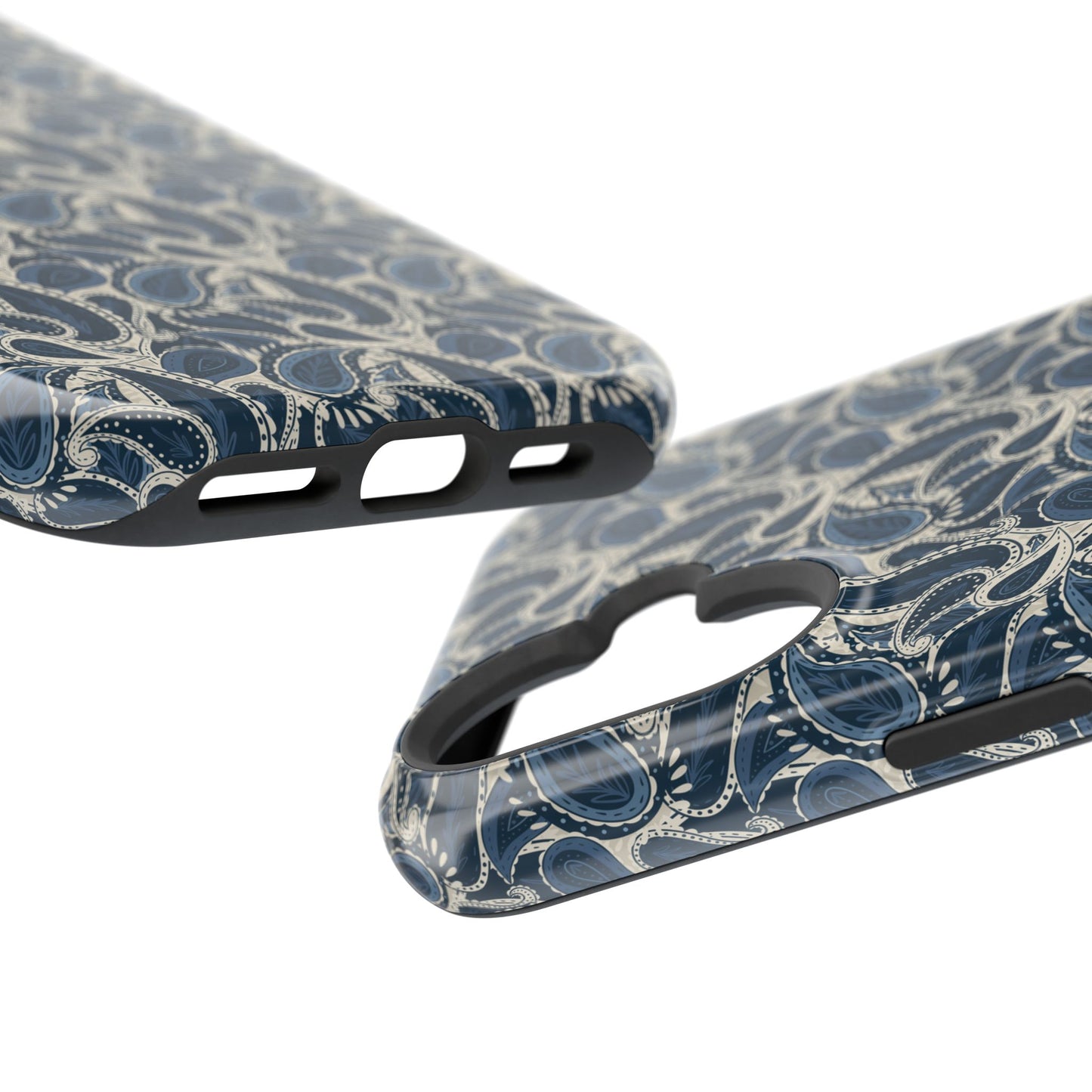 Paisley Phone Case - Dark Blue