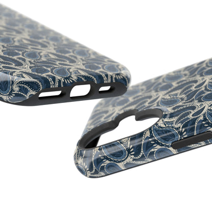 Paisley Phone Case - Dark Blue