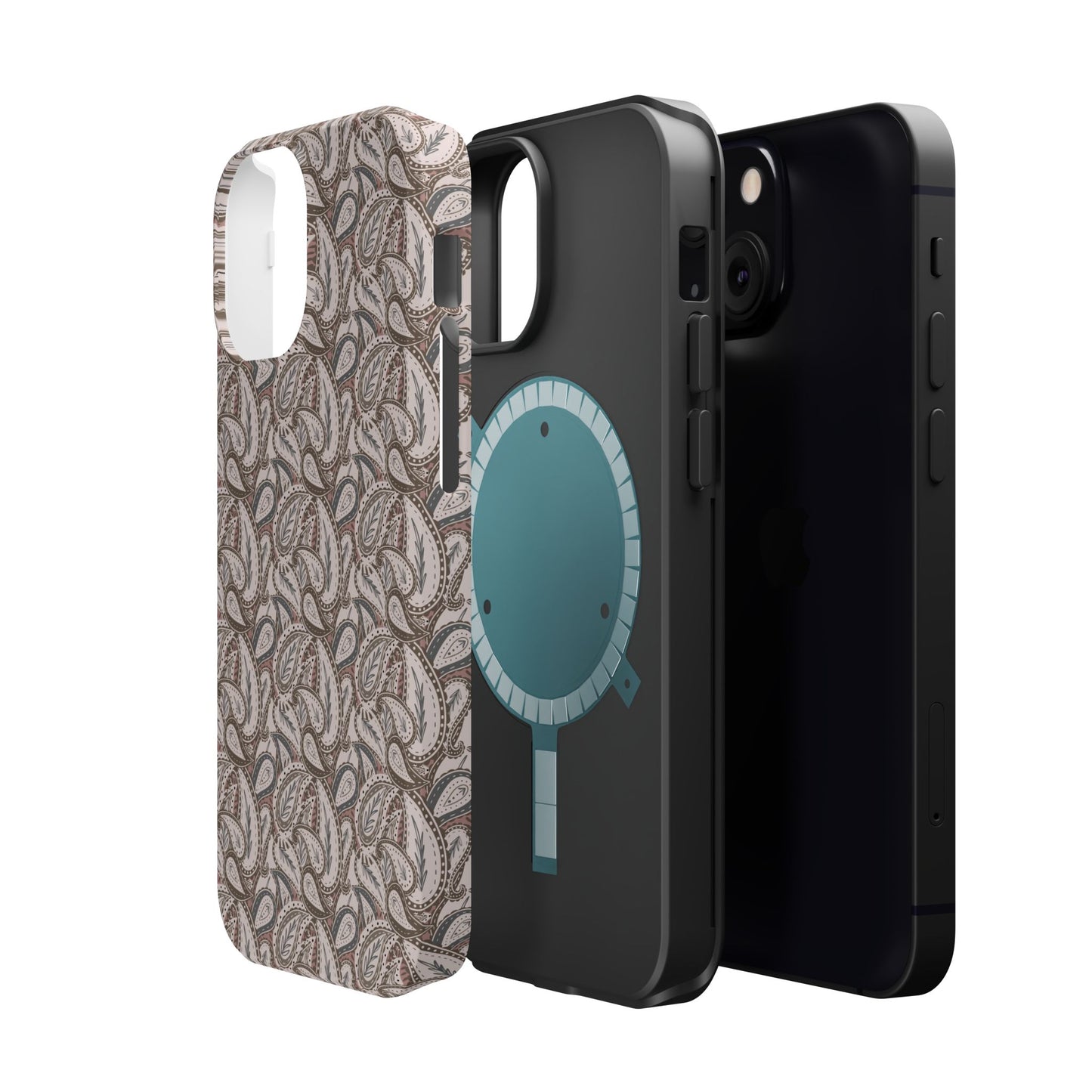 Paisley Phone Case - Brown