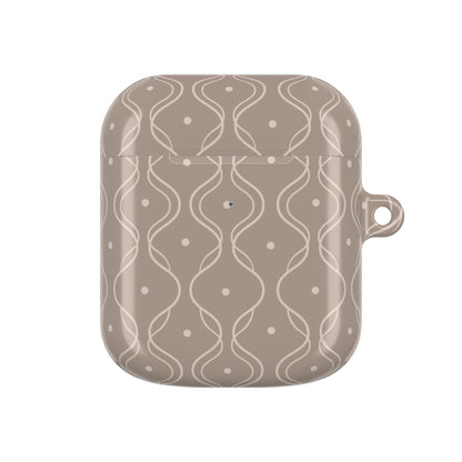 Soft Wave AirPod Case - Taupe
