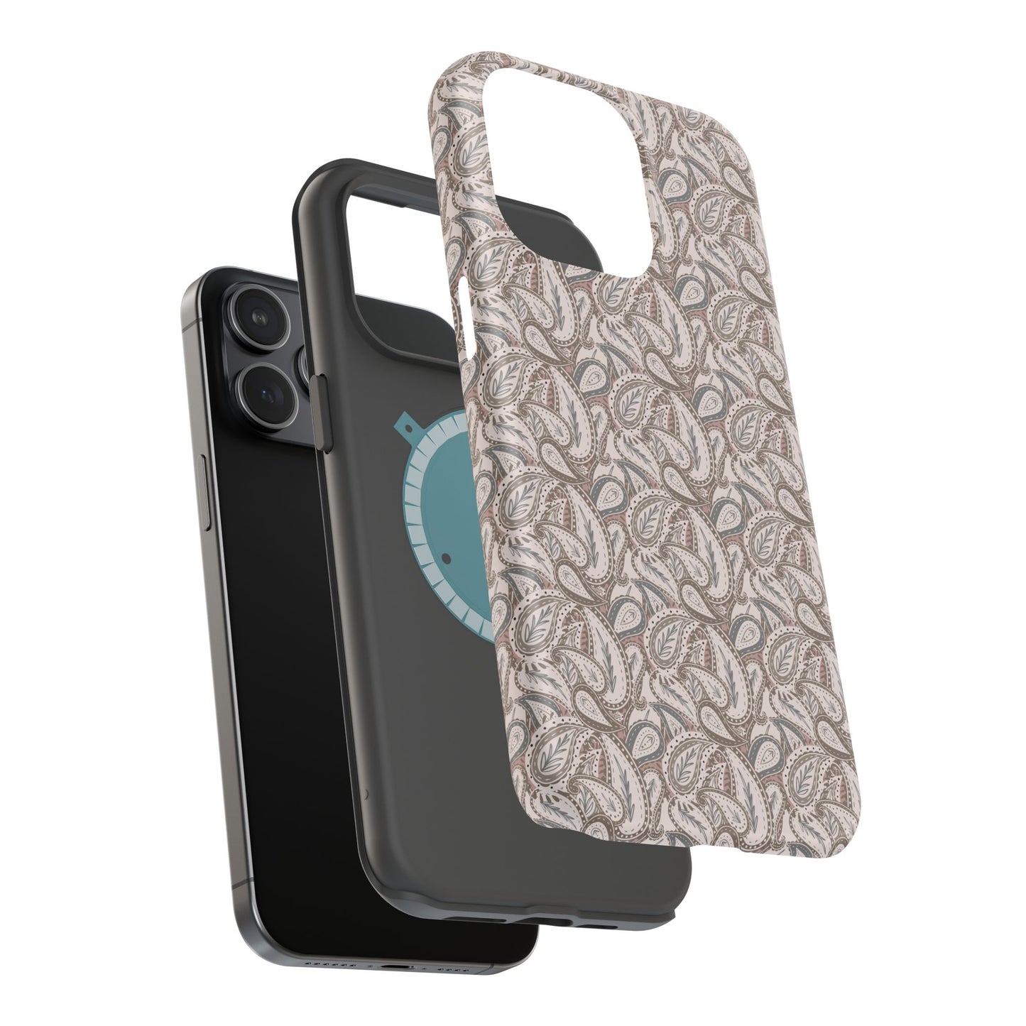 Paisley Phone Case - Brown