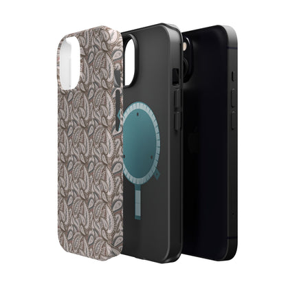 Paisley Phone Case - Brown