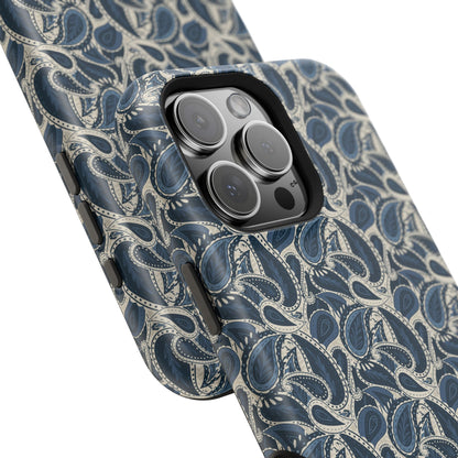 Paisley Phone Case - Dark Blue